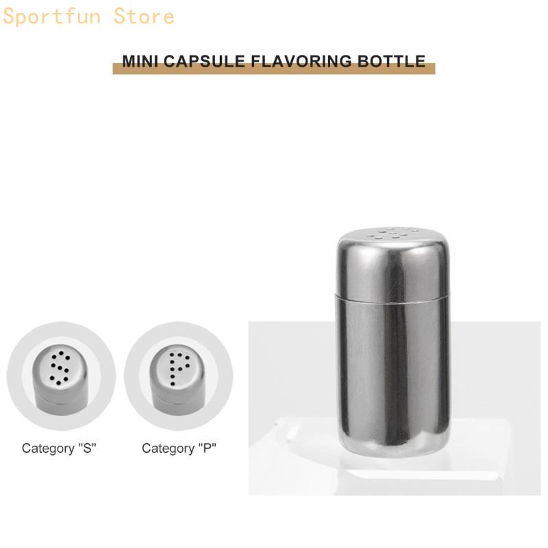 Camping Cooking Container - 2lots Haltbarkeit Gewürze Glas Kleine Salz