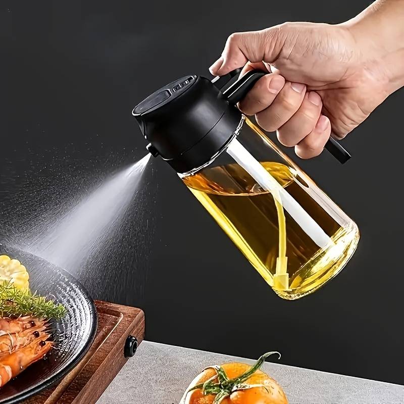 Camping Cooking Container - 470ml Küchen-Ölsprühflasche BBQ Kochöl-Spender Camping Backen