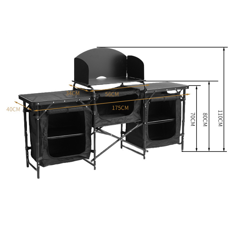Moderner Multifunktionaler Alu – Camping Cooking Table Bewertung und Preis